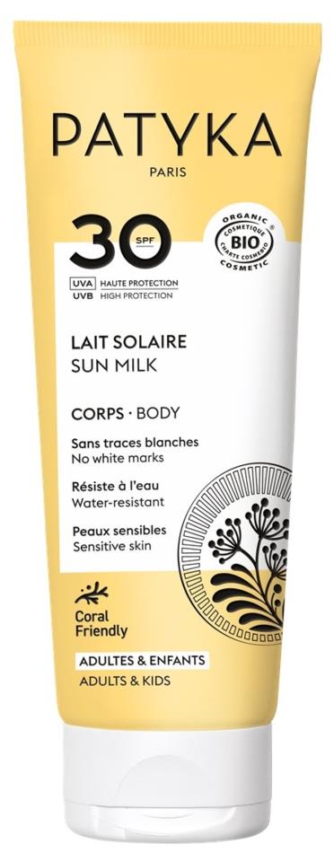 Patyka Body Sun Milk SPF30 100 ml