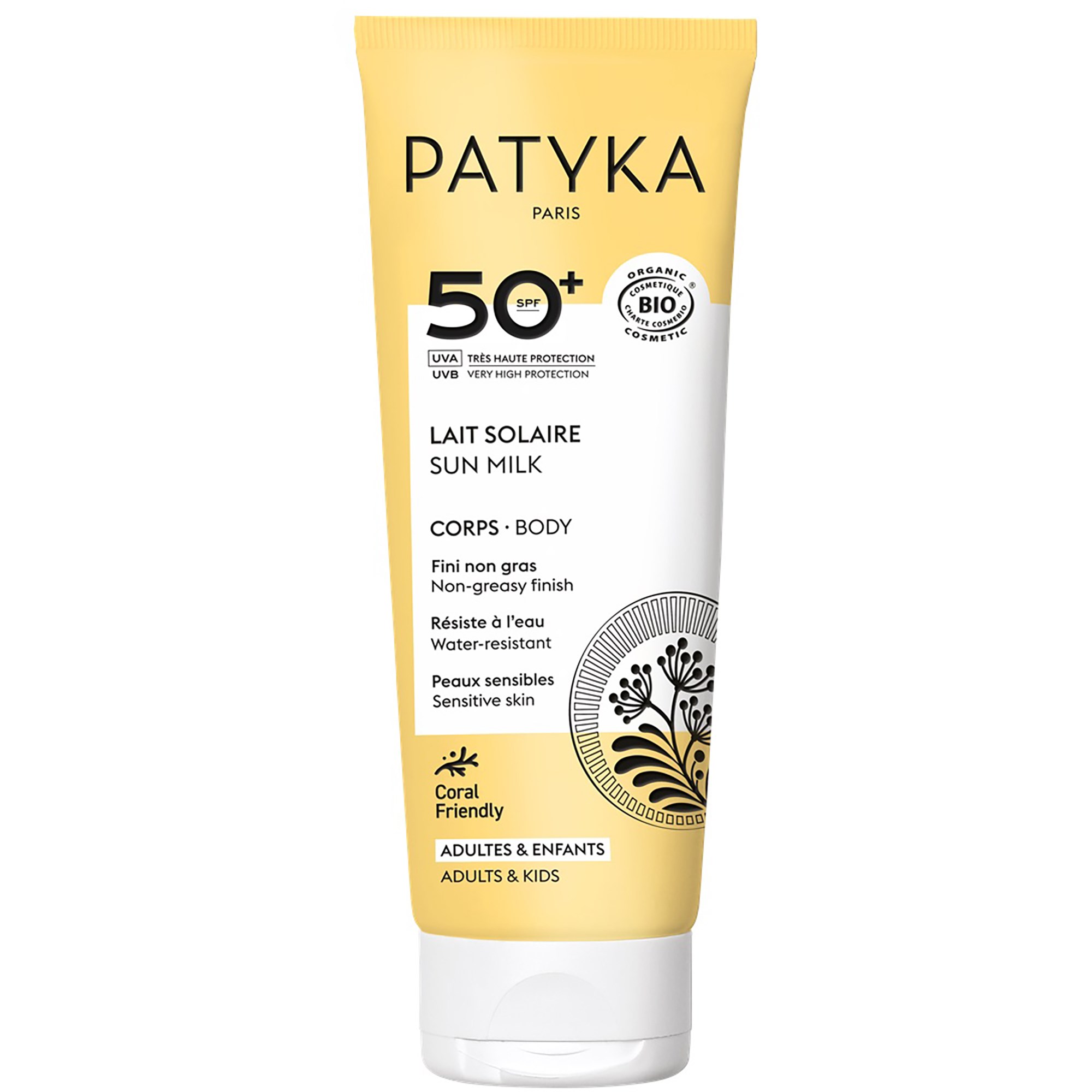 Patyka Body Sun Milk SPF50+ 100 ml