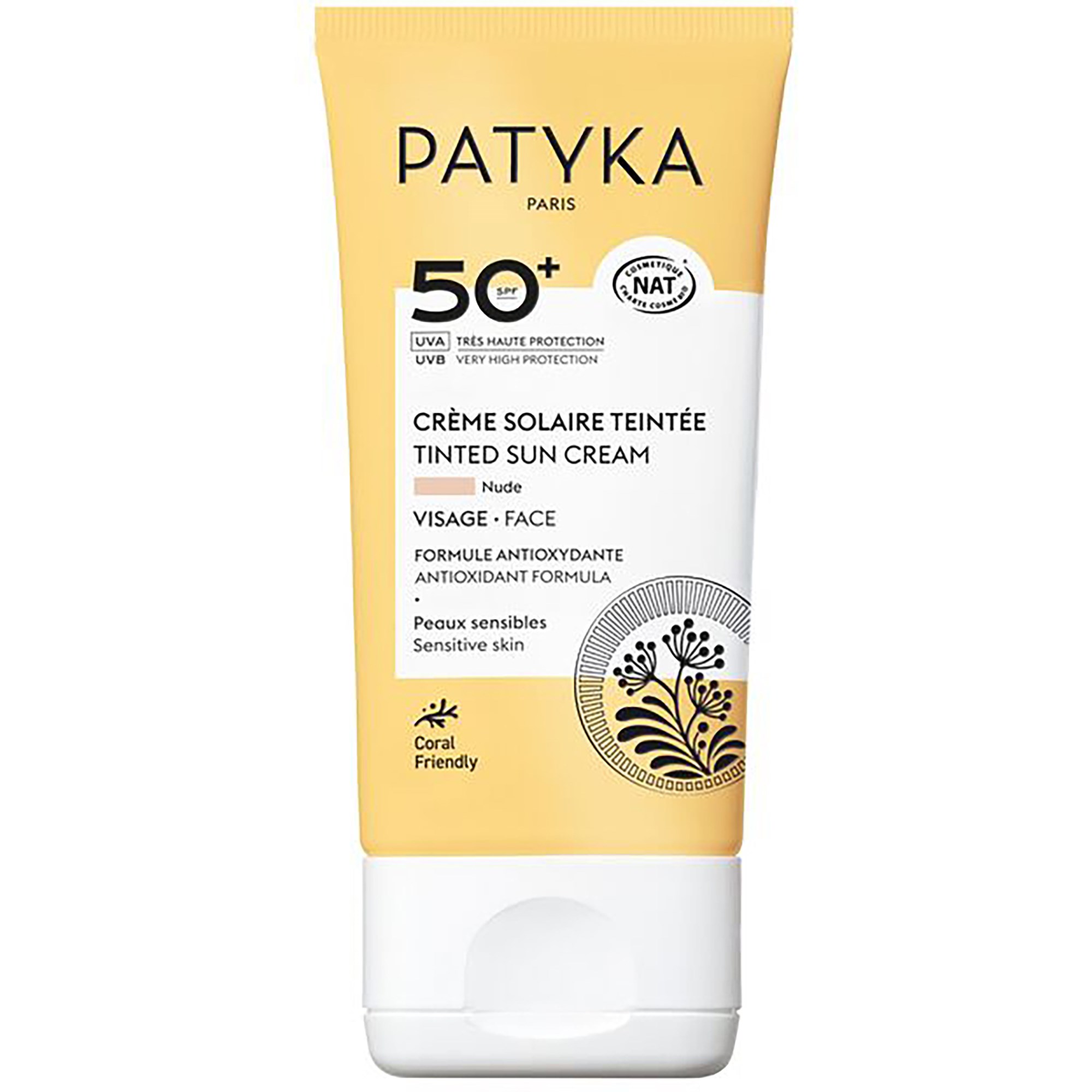 Patyka Tinted Face Sun Cream SPF50+ Nude