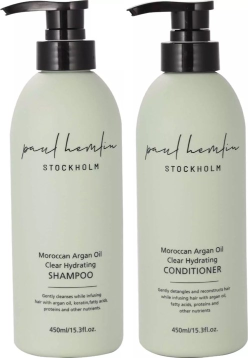 Paul Hemlin Stockholm Clear Hydrating Bundle Shampoo 450 ml & Conditioner 450 ml