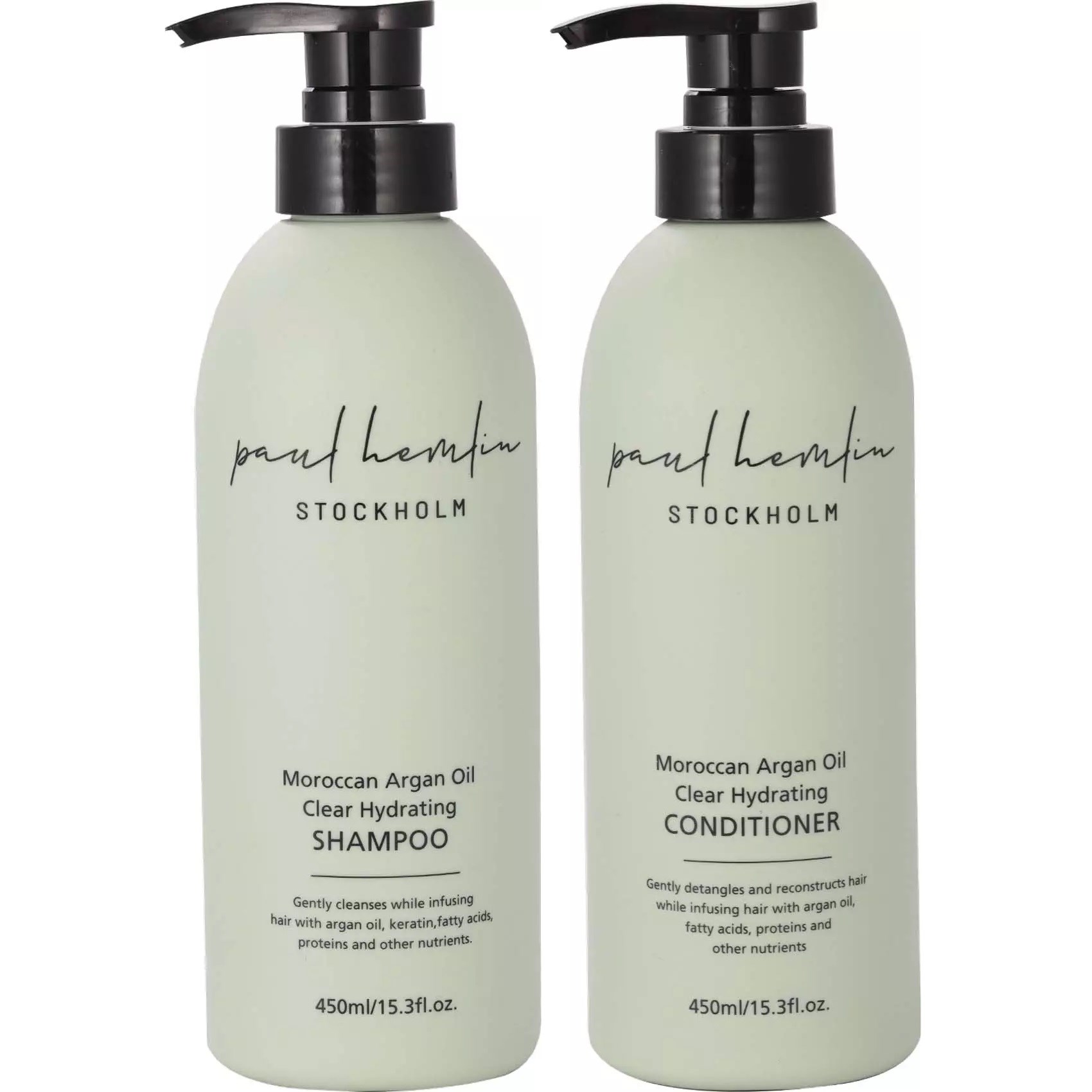 Paul Hemlin Stockholm Clear Hydrating Bundle Shampoo 450 ml & Conditioner 450 ml