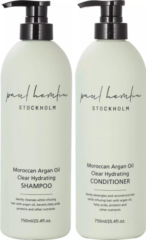 Paul Hemlin Stockholm Clear Hydrating Bundle Shampoo 750 ml & Conditioner 750 ml