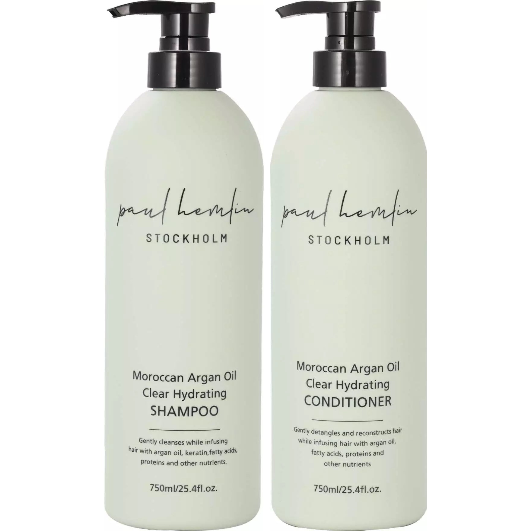 Paul Hemlin Stockholm Clear Hydrating Bundle Shampoo 750 ml & Conditioner 750 ml