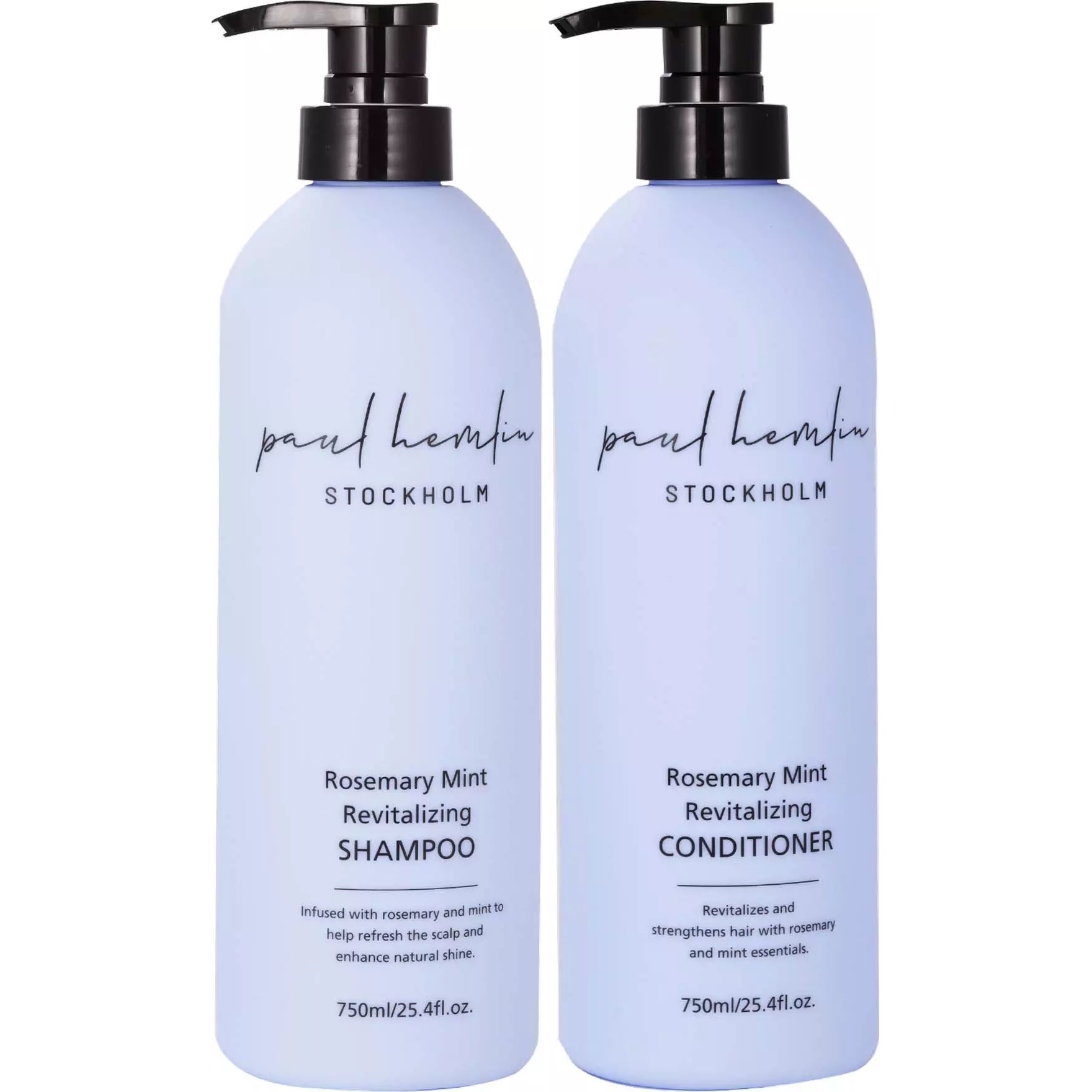 Paul Hemlin Stockholm Rosemary Mint Revitalizing Bundle Shampoo 750 ml & Conditioner 750 ml