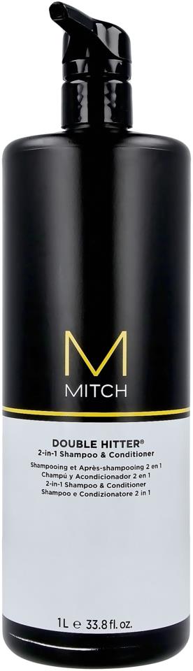 Paul Mitchell Mitch Double Hitter Shampoo & Conditioner 1000ml