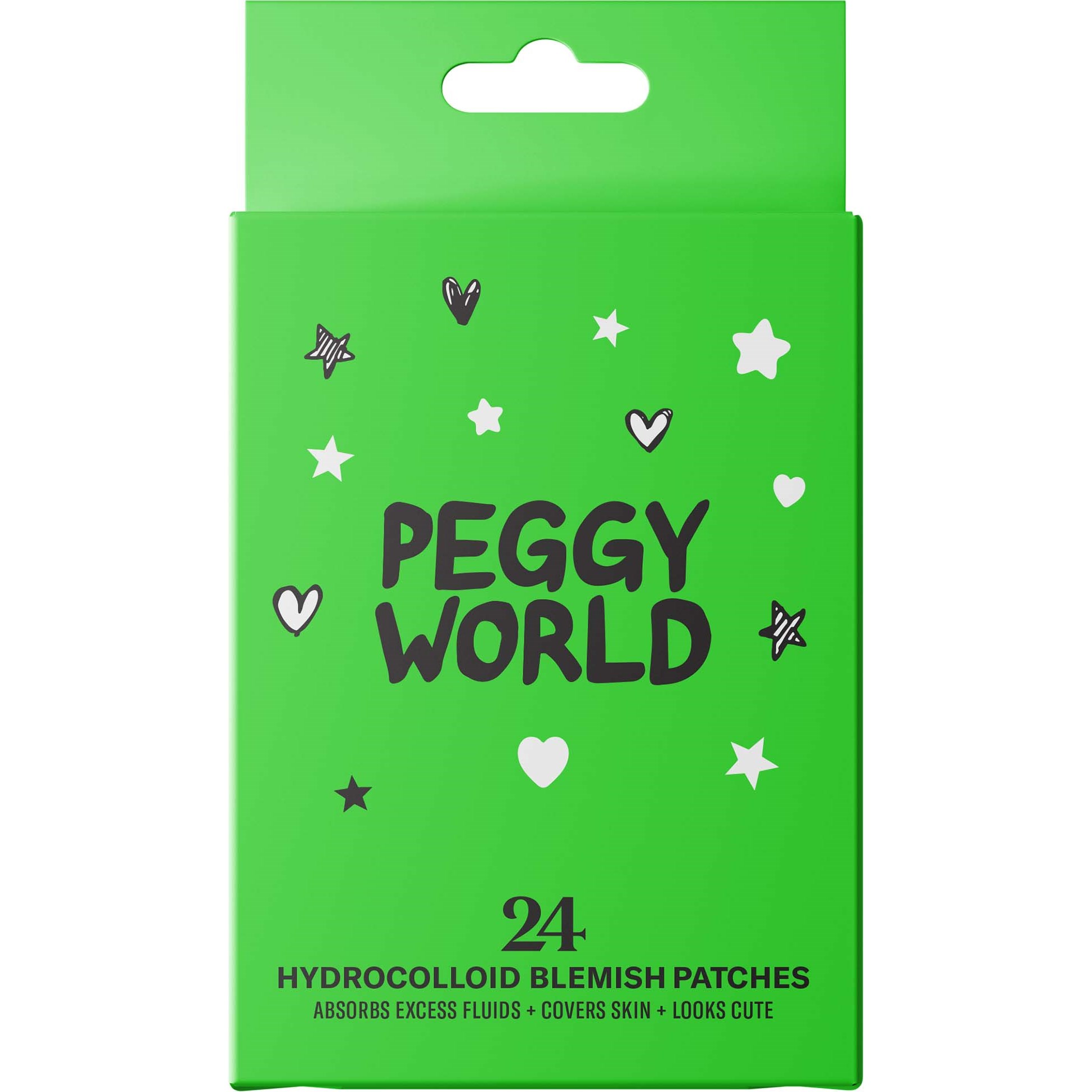 Peggy World Blemish Patches Stars and Hearts Lime Green