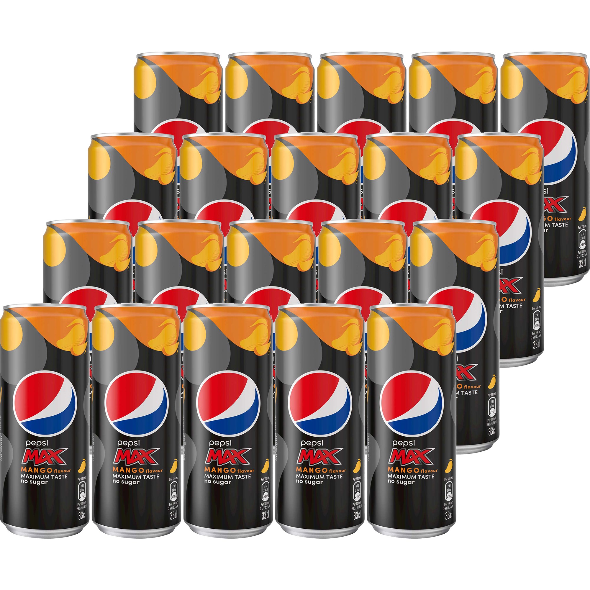 Läs mer om Pepsi Max Mango 20 x 33cl