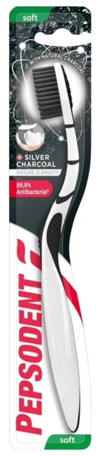 Pepsodent Tandborste Charcoal Soft