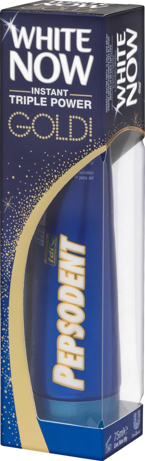 Pepsodent White Now Gold Super Pure 75 ml