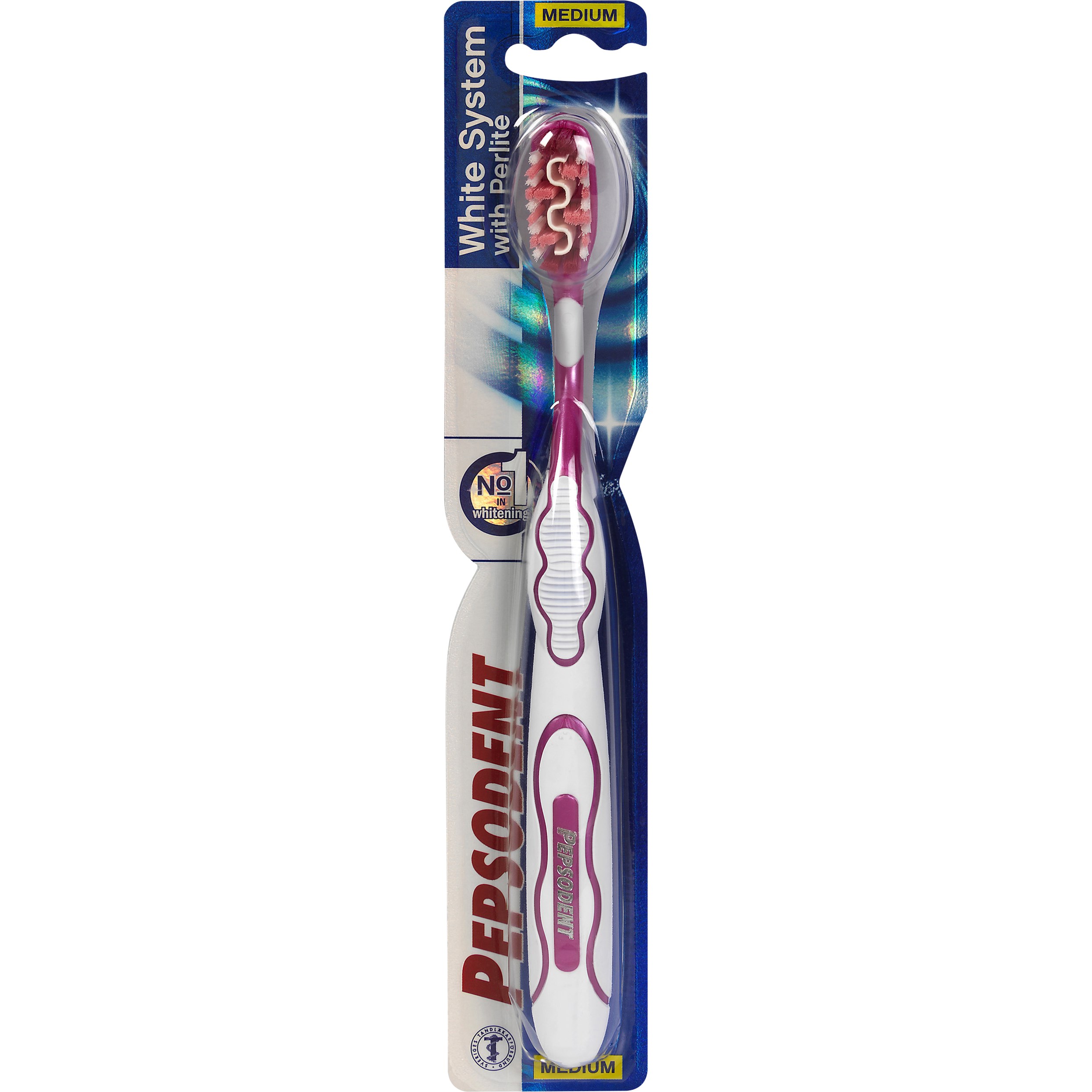 Bilde av Pepsodent White System Toothbrush Medium