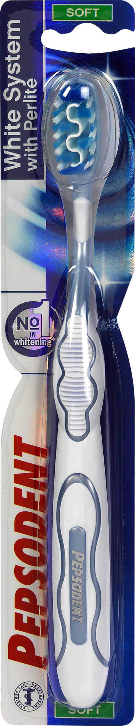 Pepsodent White Systems Tandborste Soft