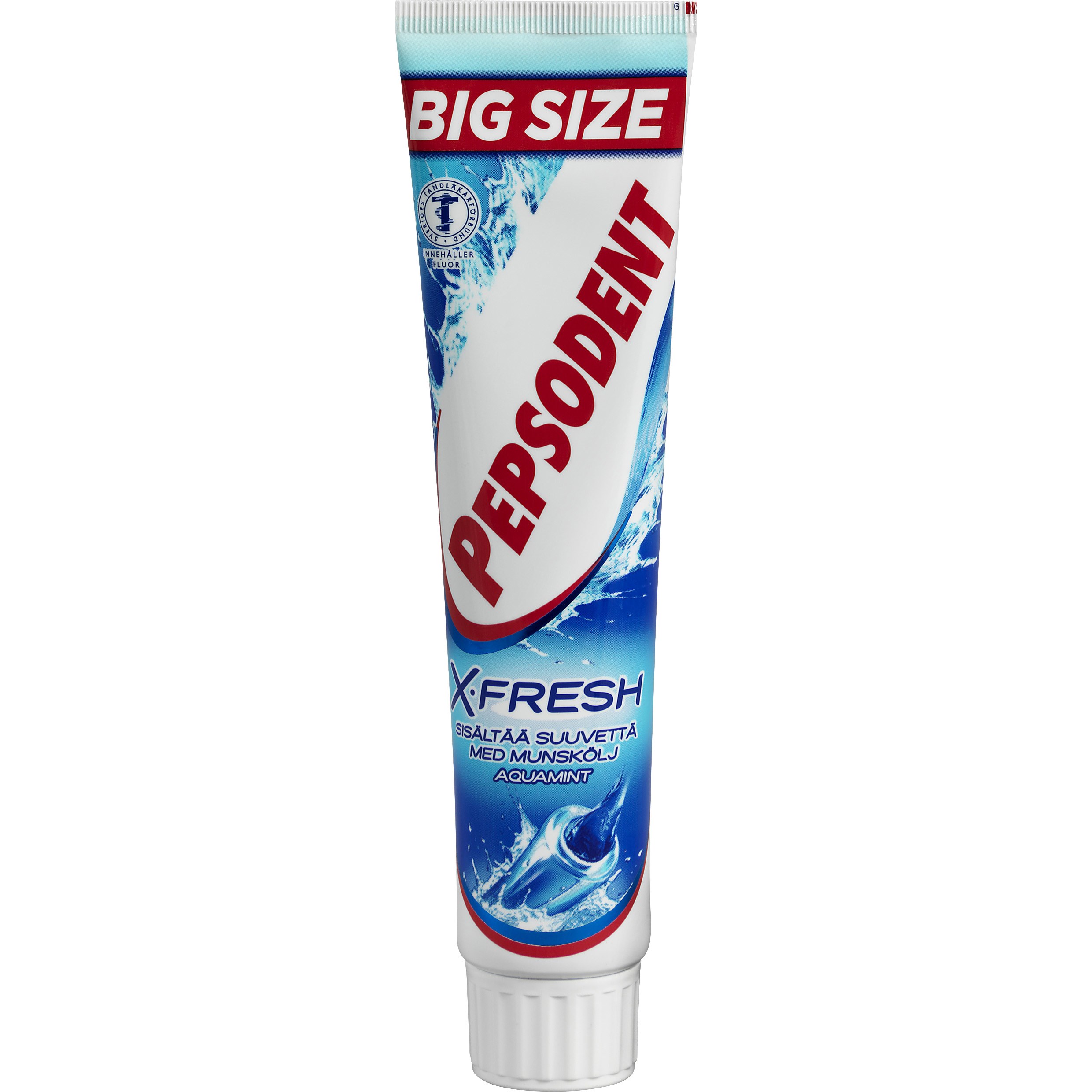 Läs mer om Pepsodent X-fresh Aquamint 125 ml