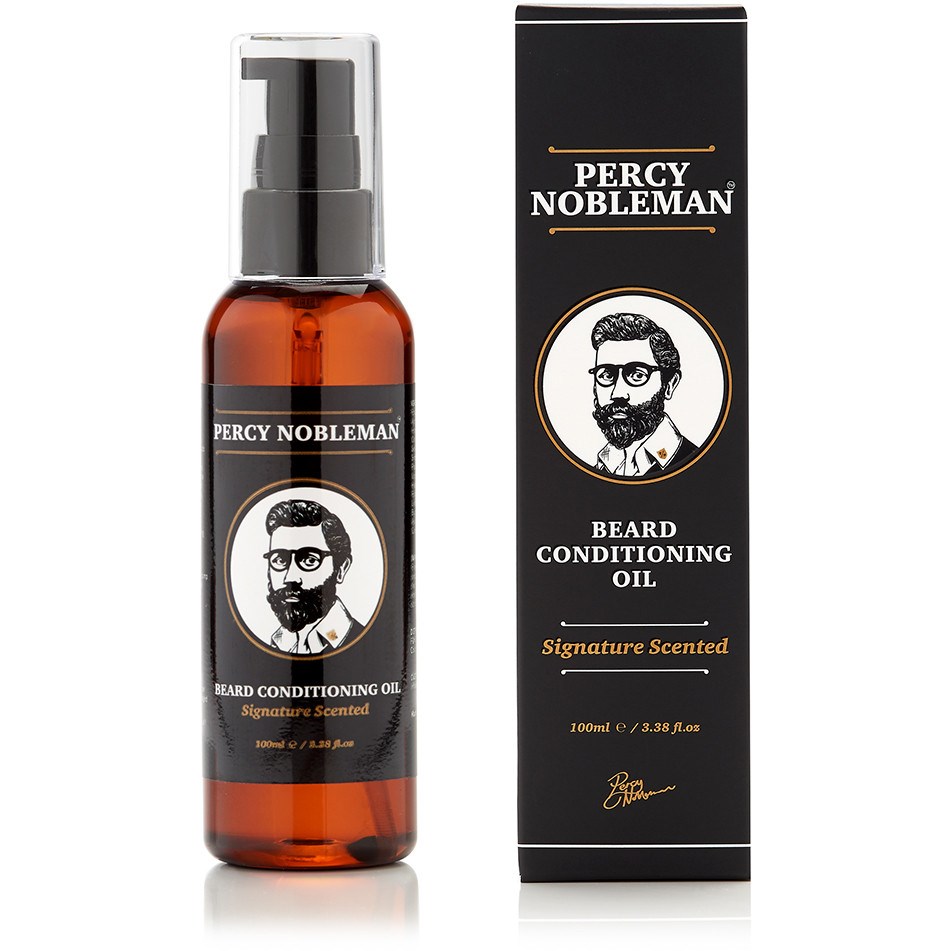 Läs mer om Percy Nobleman Beard Conditioning Oil - Signature Scented 100 ml