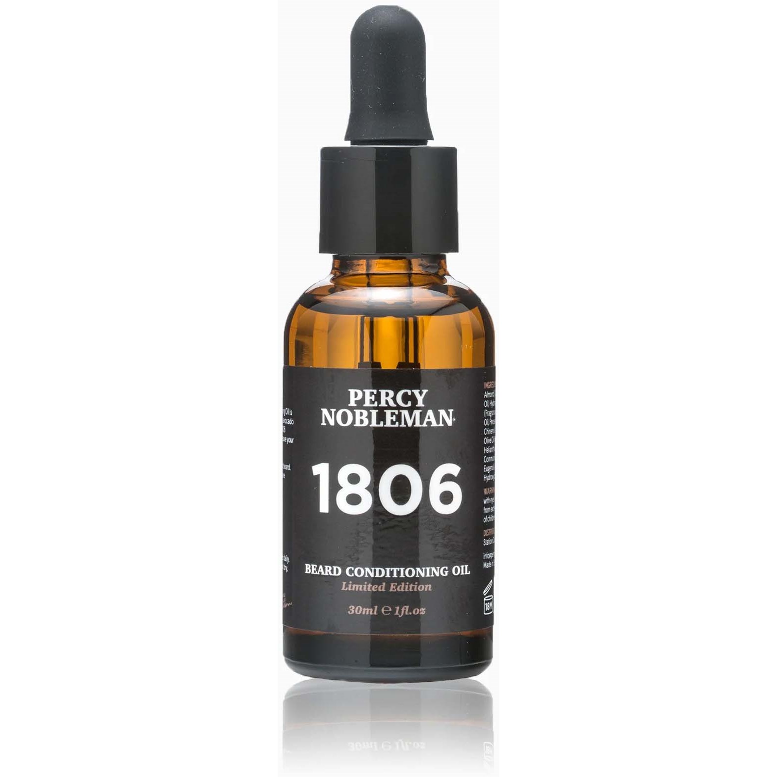Alternativ bild 1 för Percy Nobleman Beard Oil 1806 30 ml