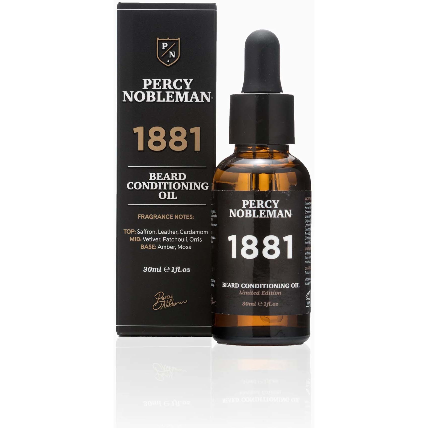 Läs mer om Percy Nobleman Beard Oil 1881 30 ml