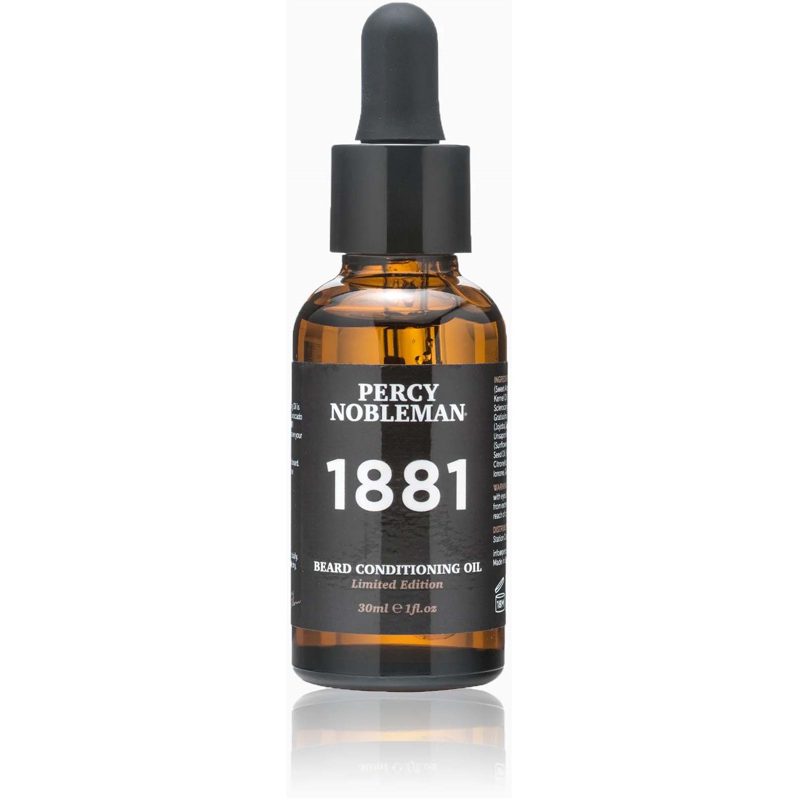 Alternativ bild 1 för Percy Nobleman Beard Oil 1881 30 ml