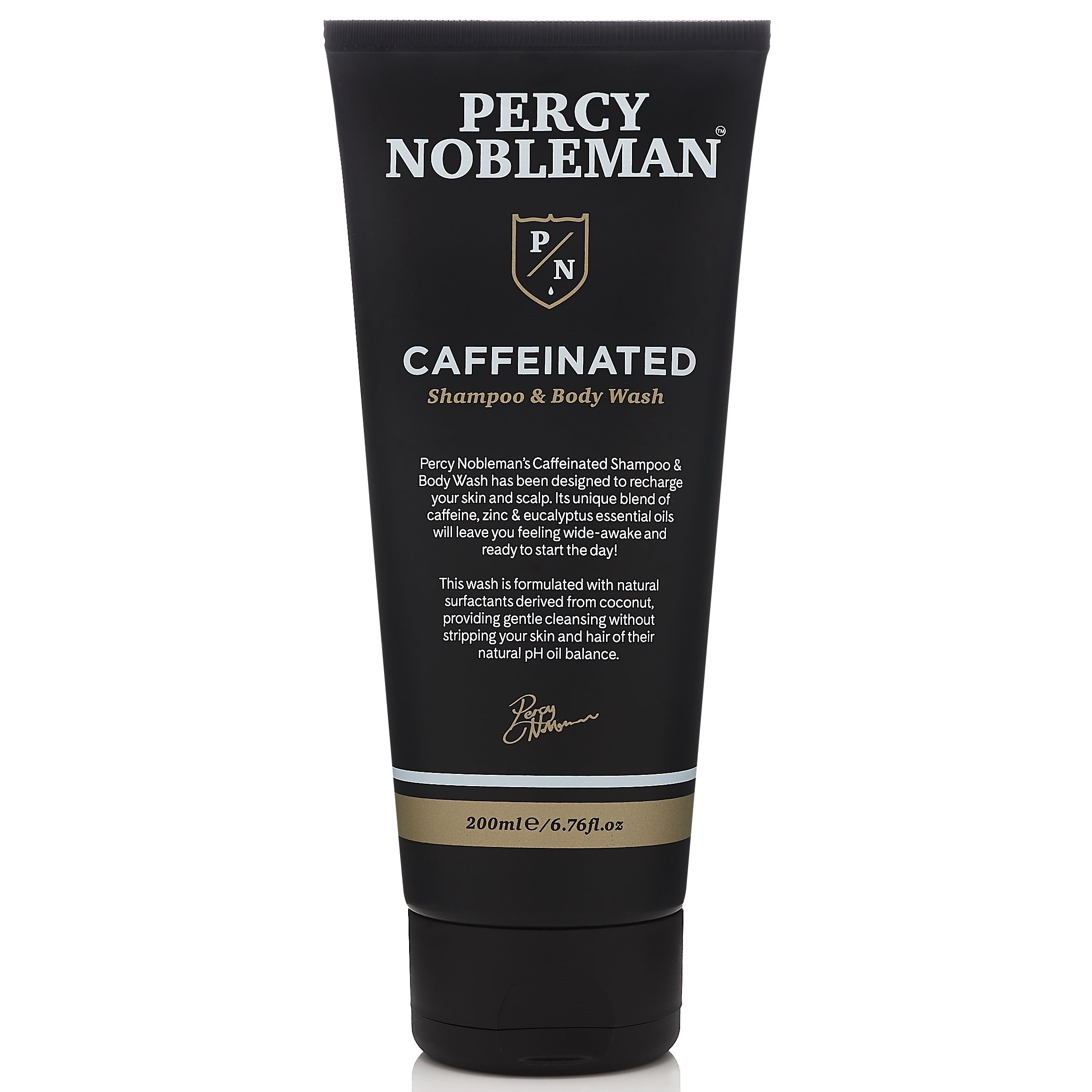 Percy Nobleman Caffeinated Shampoo & Body Wash 200 ml billede