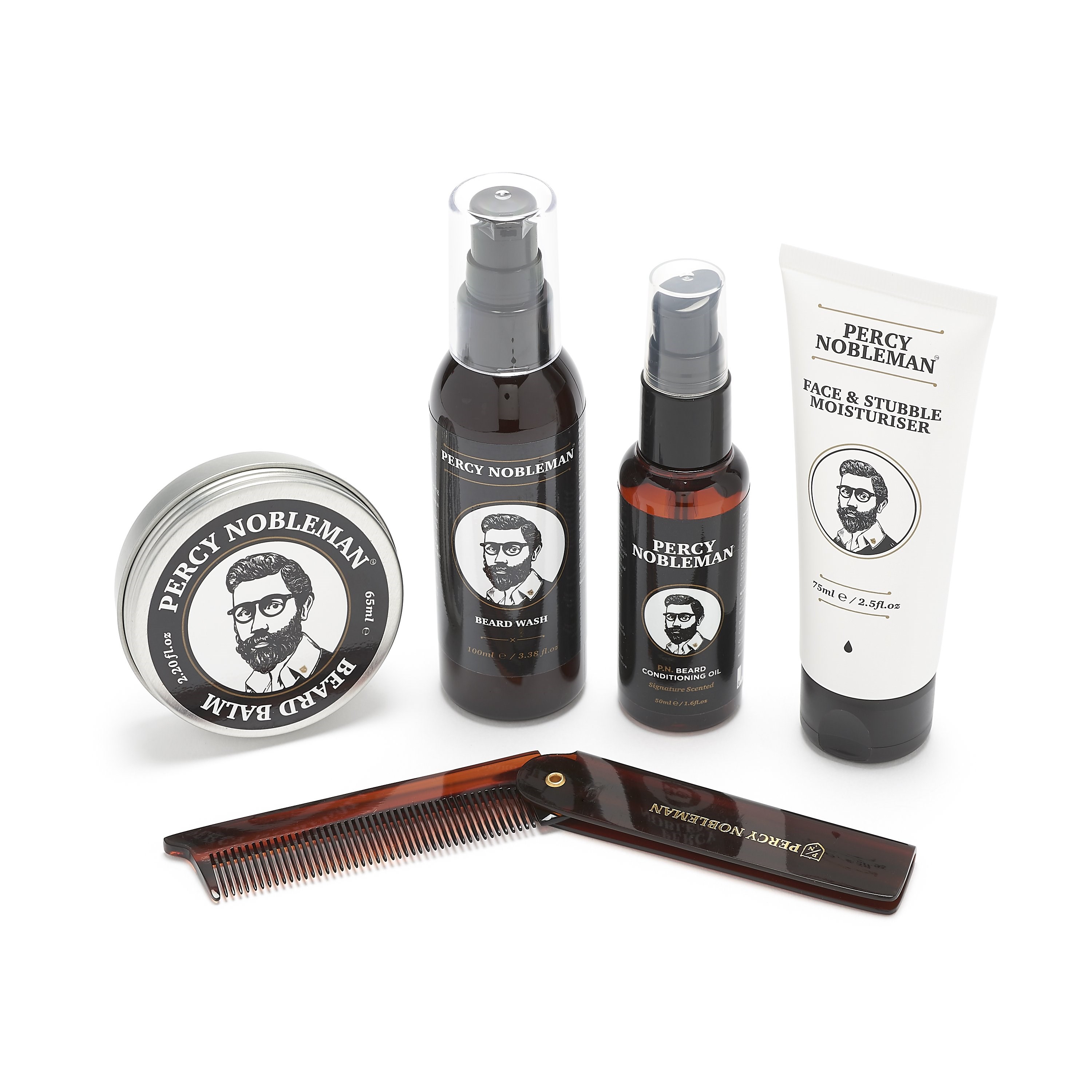 Alternativ bild 1 för Percy Nobleman Complete Beard Care Kit
