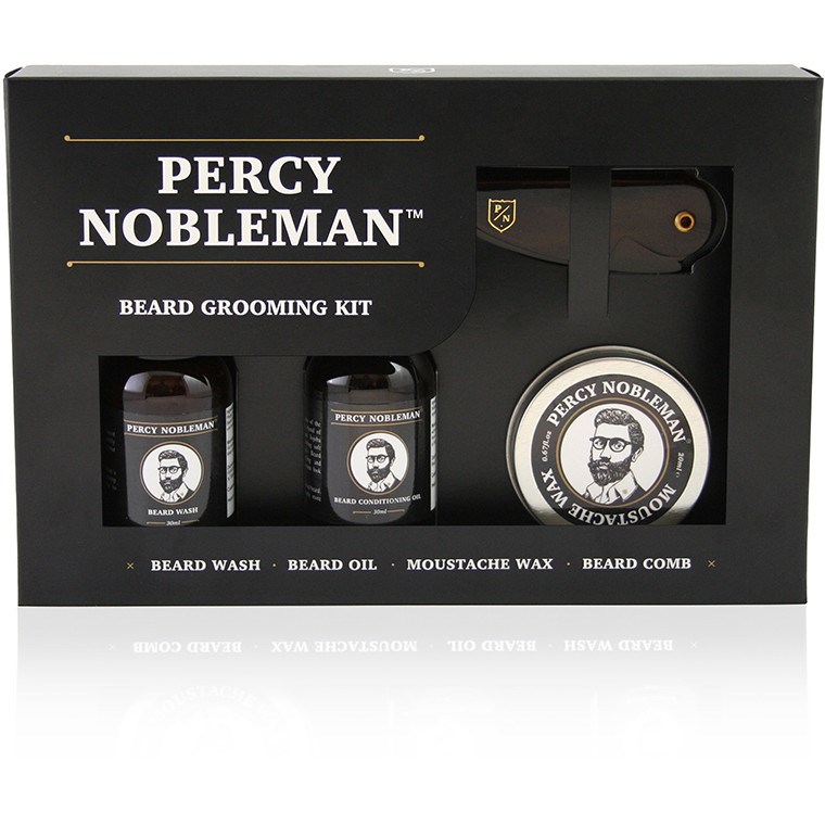 Läs mer om Percy Nobleman Beard Grooming Kit