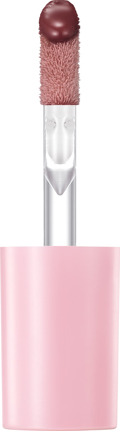 Lippenbalsem in roze omhulsel met applicator.
