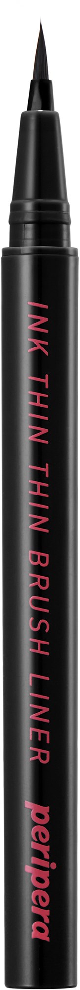 Czarna eyeliner z końcówką i czerwonym tekstem, który mówi "TWIN TWIN BRUSH LINER".