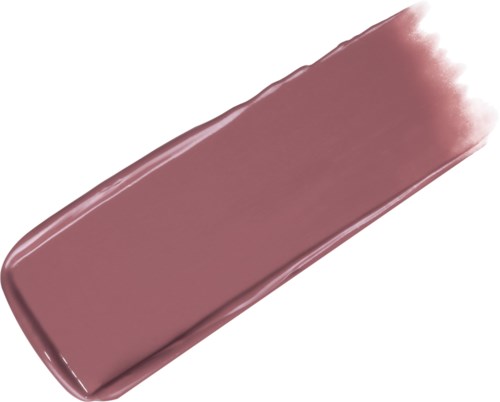 Et stykke av rosa-brunt leppestift med glatt, skinnende overflate og rund kant.