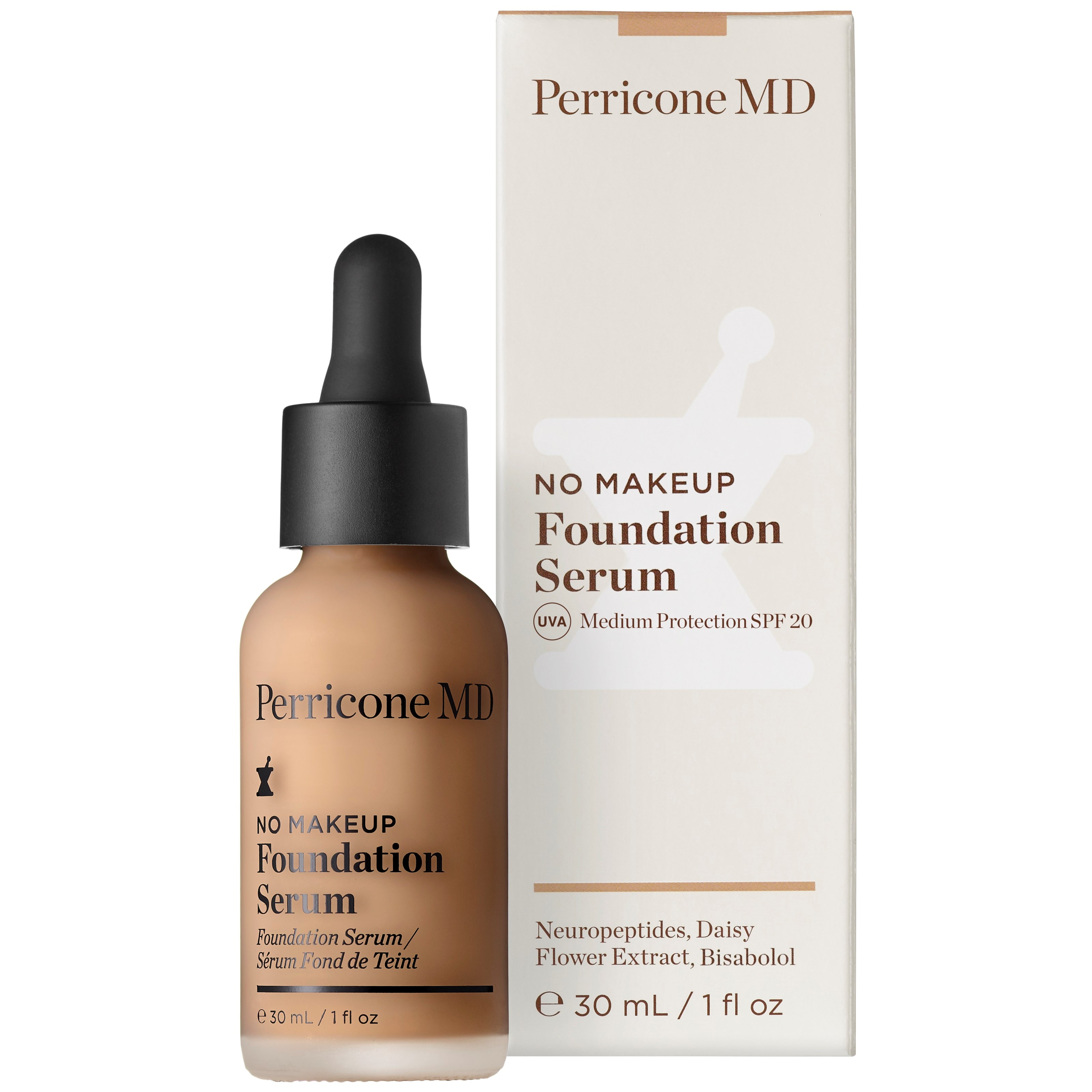 Perricone MD No Makeup Foundation Serum Broad Spectrum SPF20 Beige