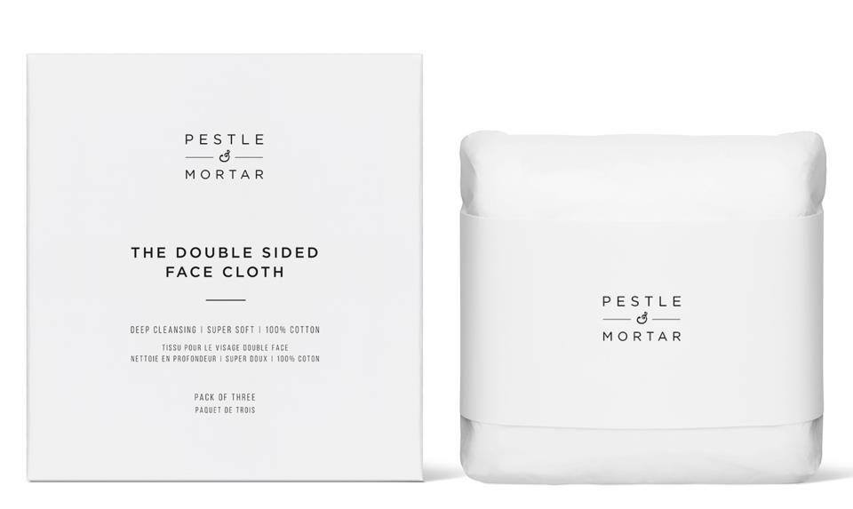 Pestle & Mortar Double Sided Face Cloths Pack of 6