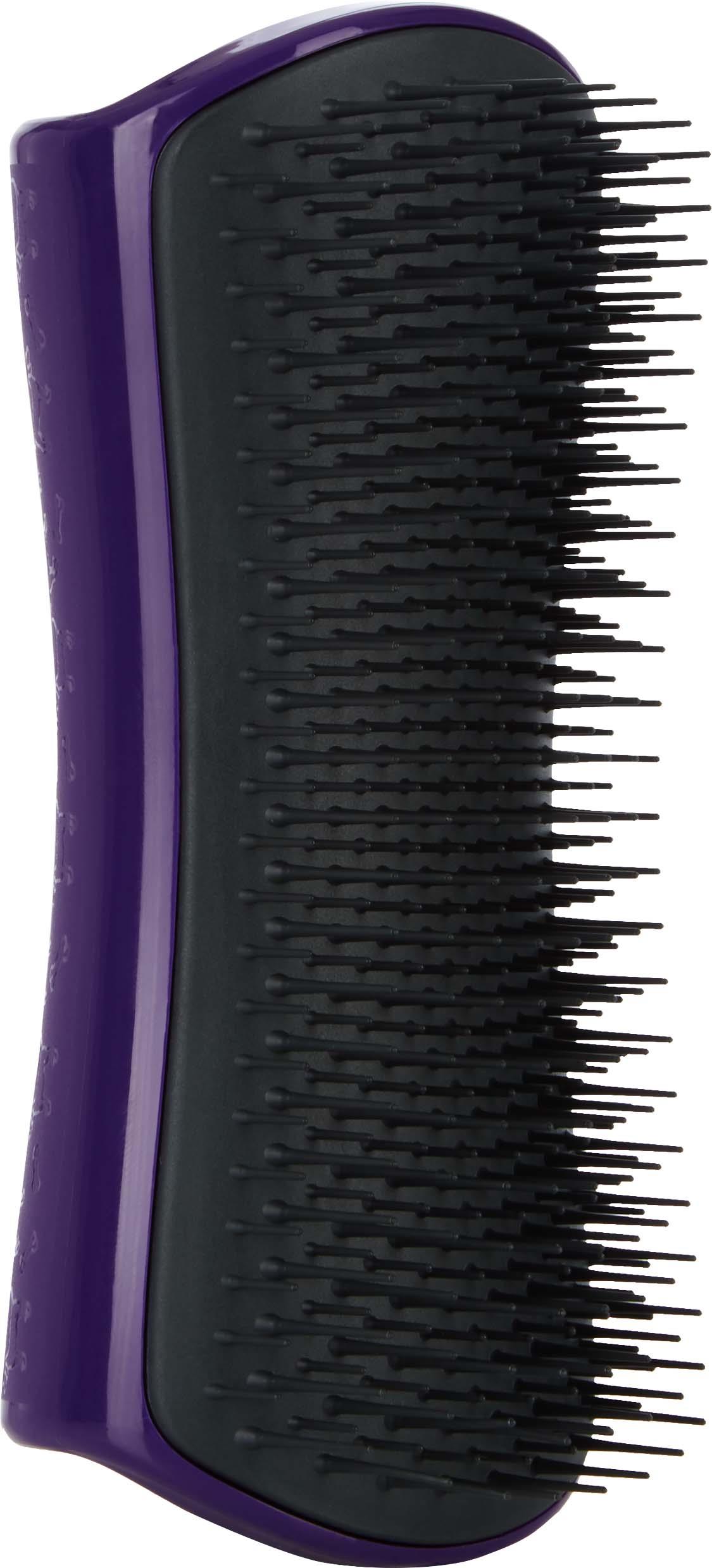 Pet Teezer DeShedding & Dog Grooming Brush Purple & Black