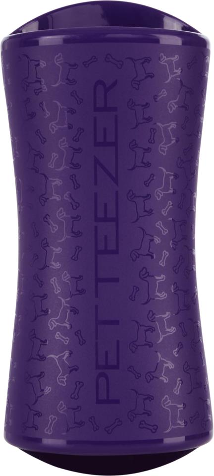 Pet Teezer De-Shedding & Dog Grooming Brush Purple & Black