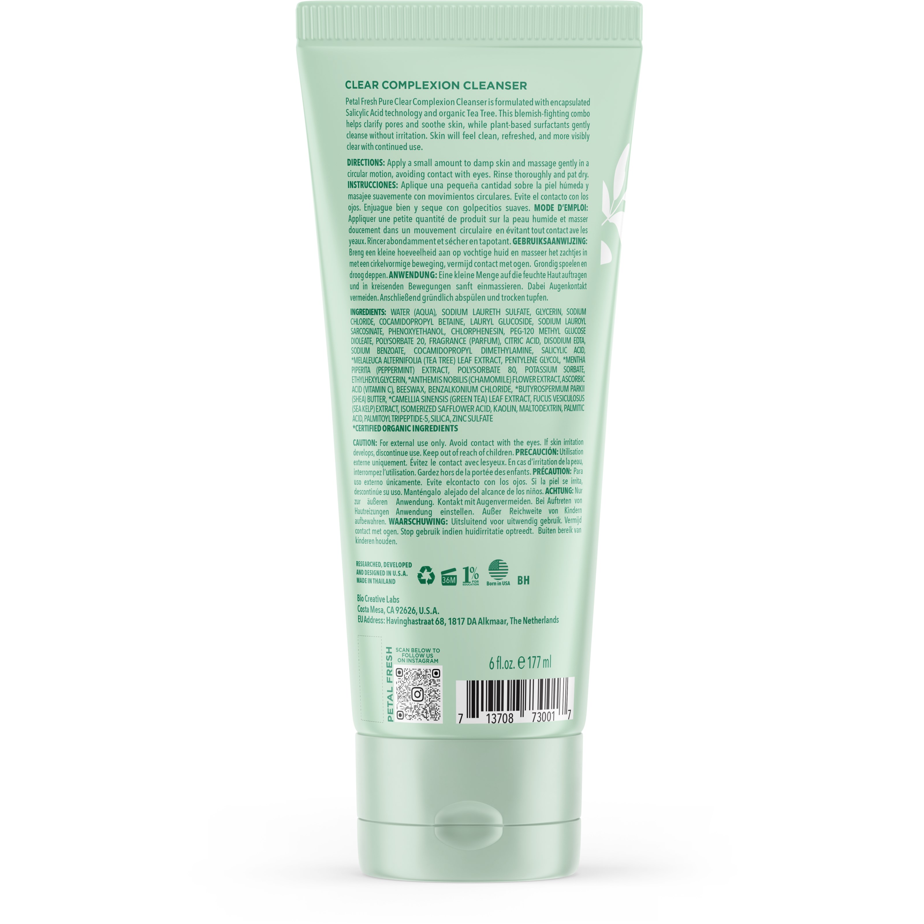 Alternativ bild 1 för Petal Fresh Pure Clear Complexion Cleanser 177 ml