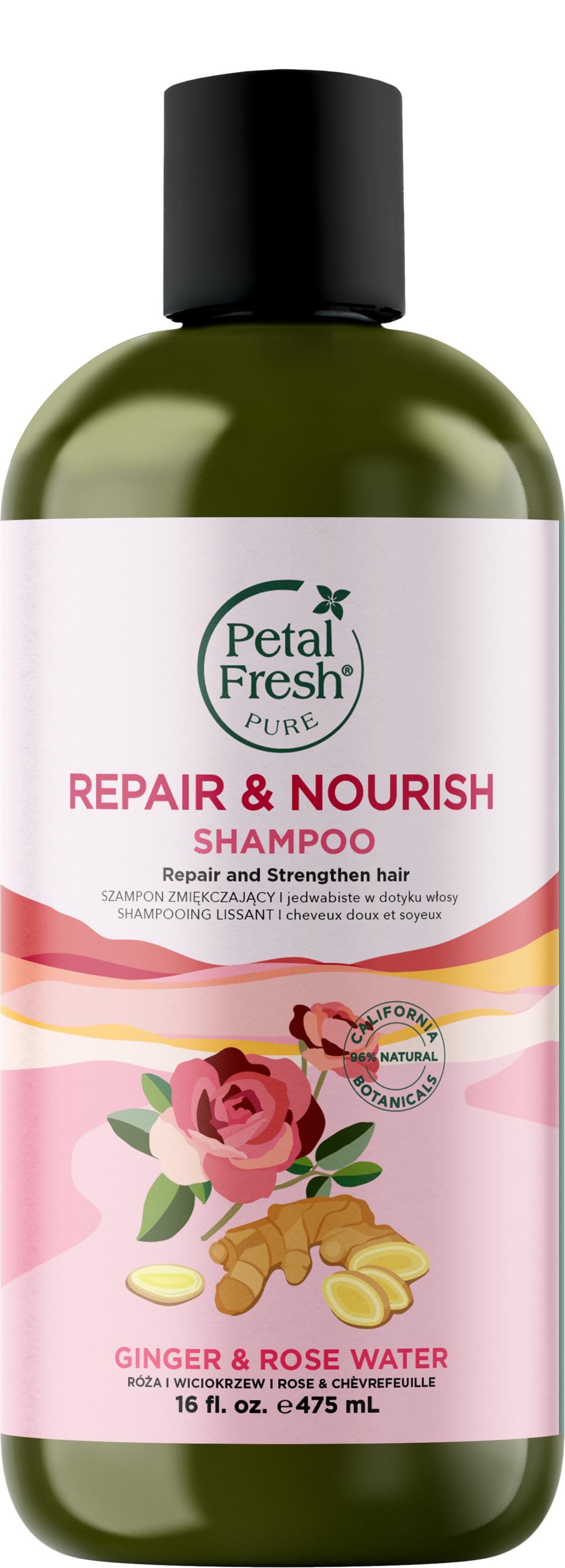 Petal Fresh Pure Ginger & Rosewater Shampoo 475 ml