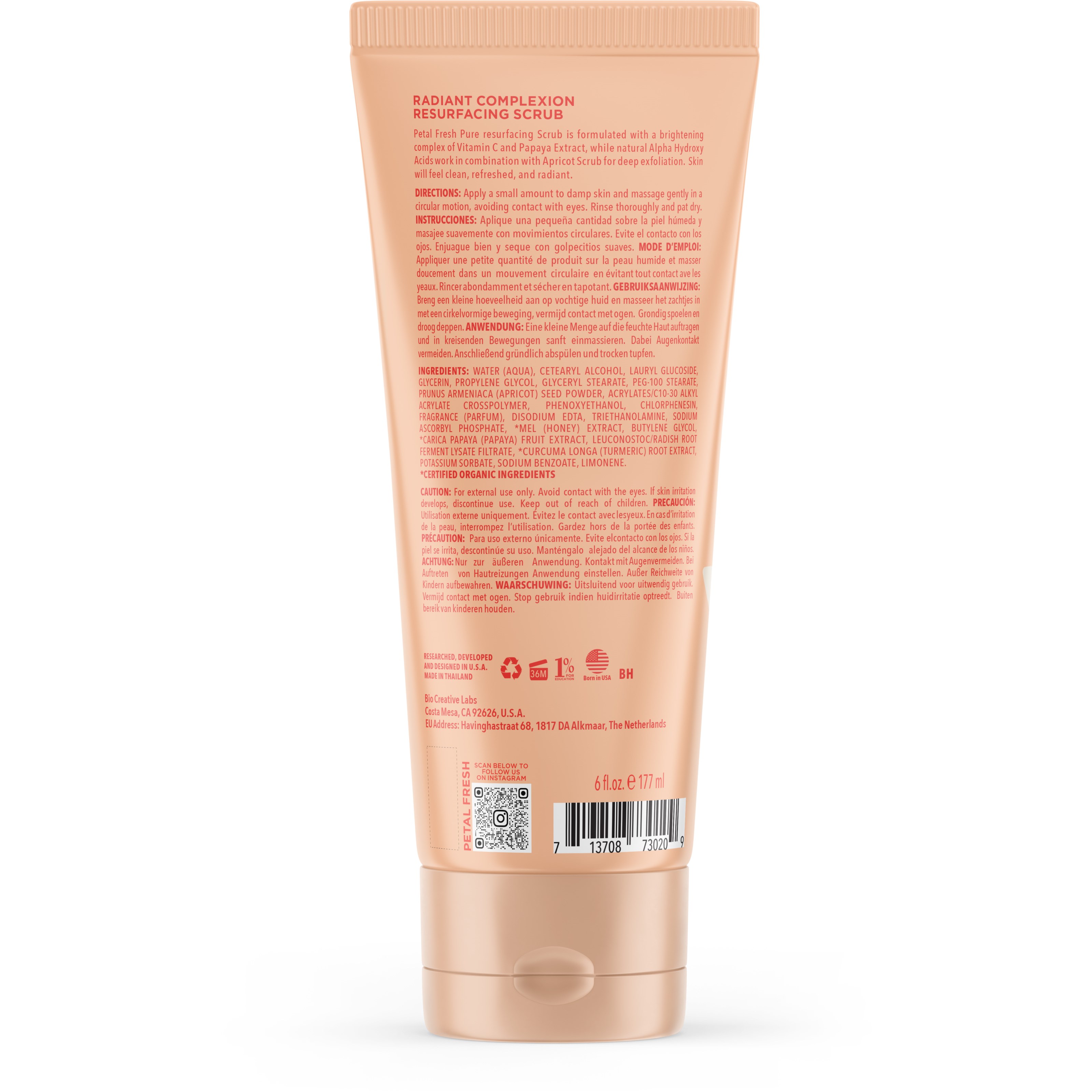 Alternativ bild 1 för Petal Fresh Pure Radiant Complexion Resurfacing Scrub 177ml