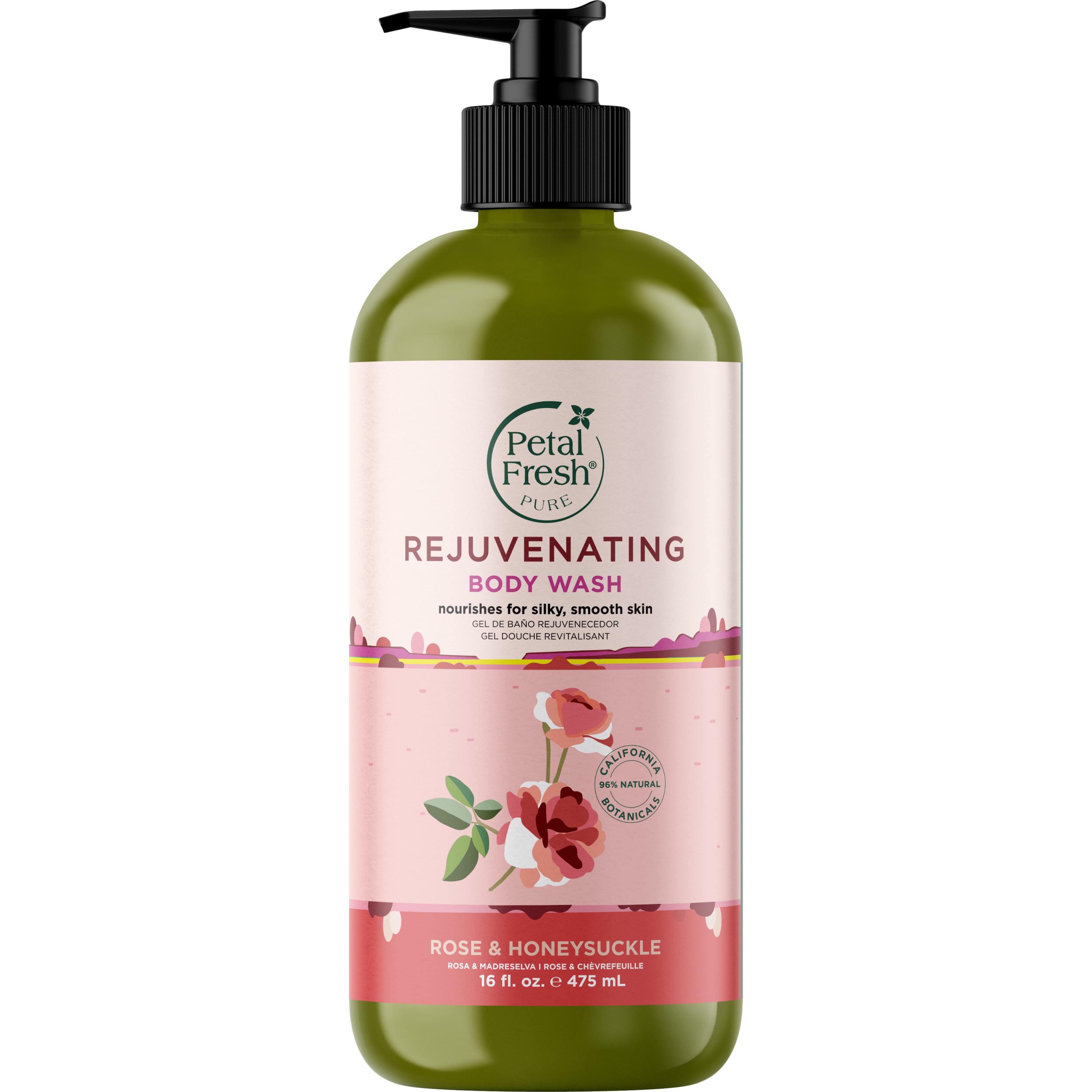 Petal Fresh - Pure Rose & Honeysuckle Body Wash 475 Ml