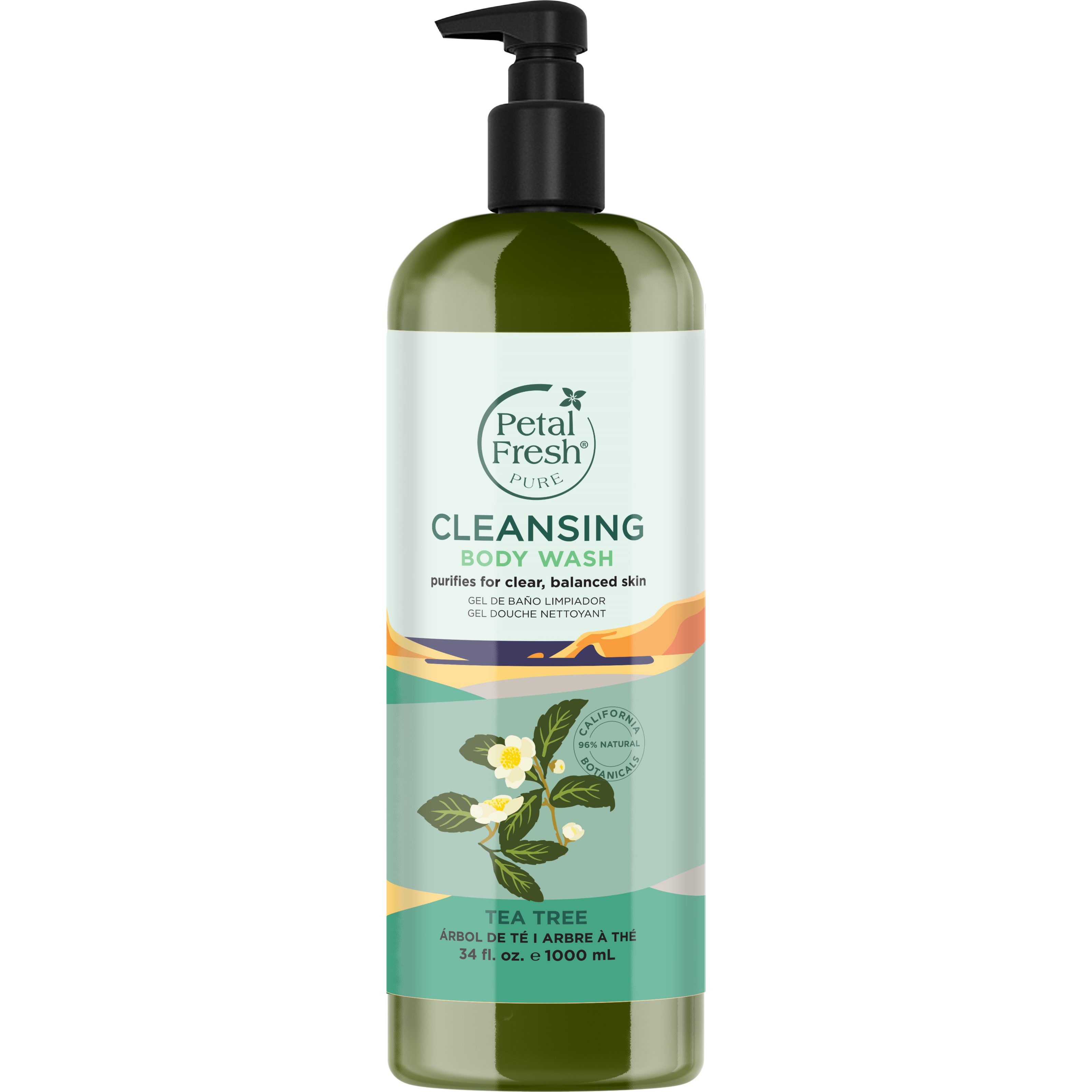 Petal Fresh Pure Tea Tree Body Wash 1000 ml