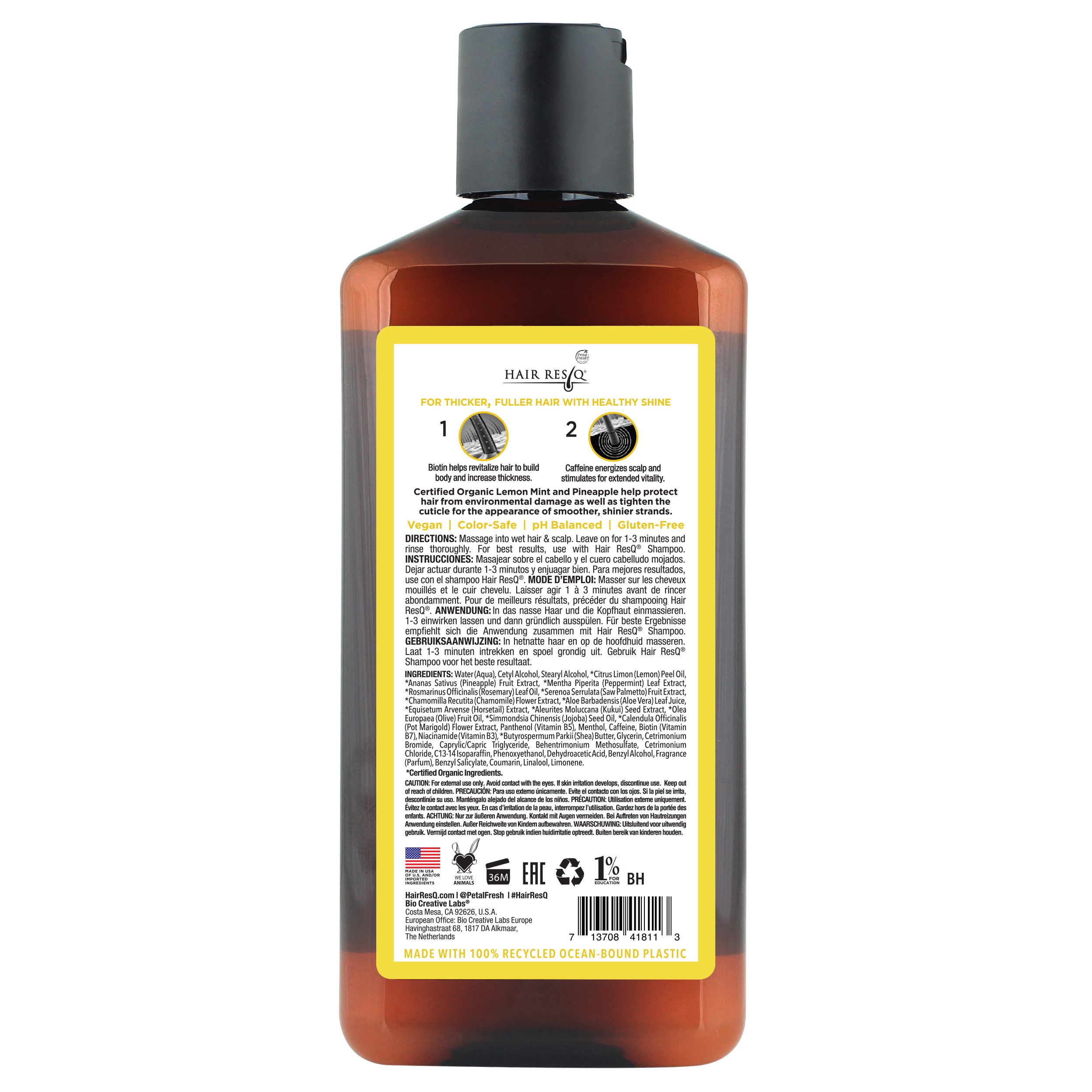 Alternativ bild 1 för Petal Fresh Hair ResQ Thickening + Shine Boost Conditioner 355 ml