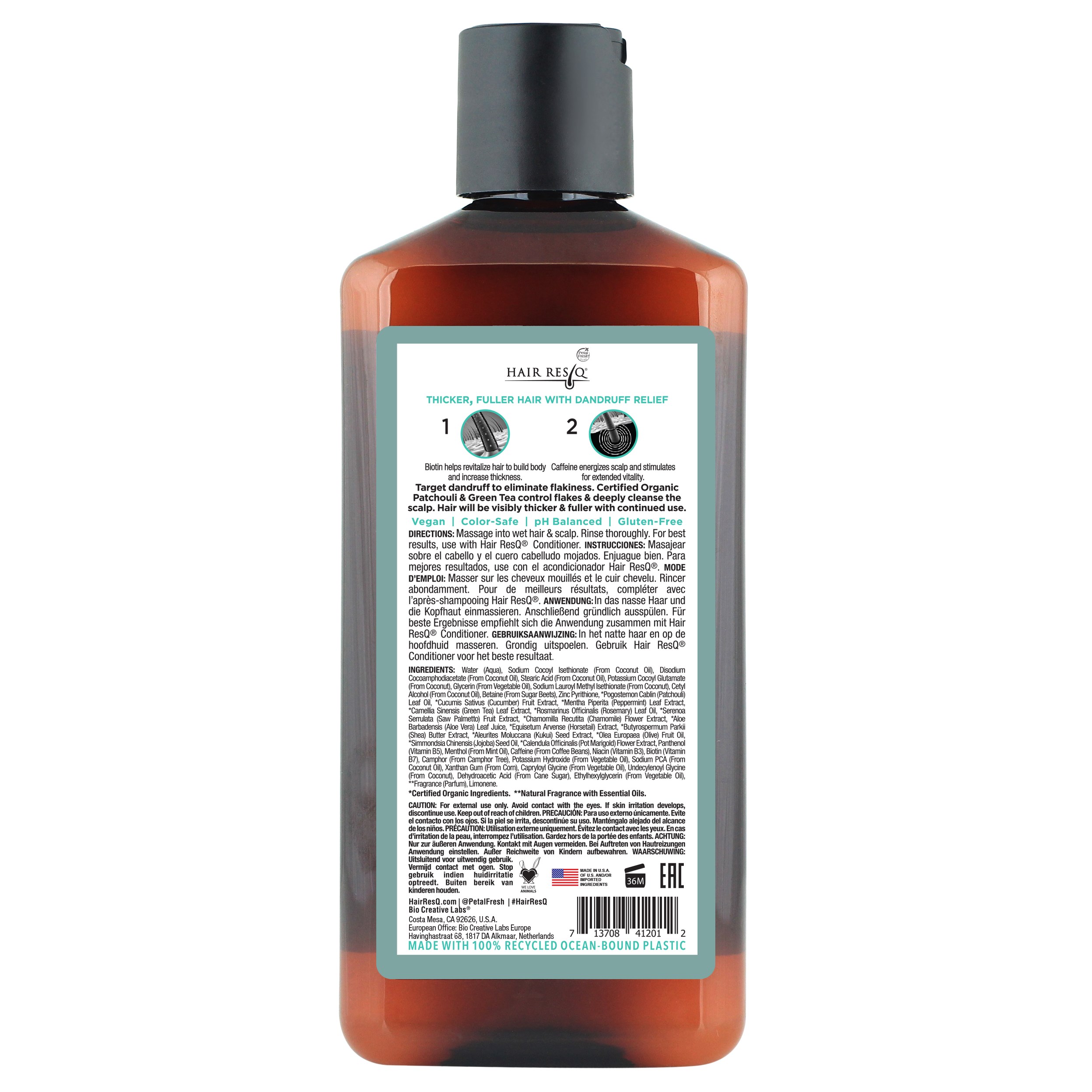 Alternativ bild 1 för Petal Fresh Hair ResQ Thickening Anti-Dandruff Shampoo 355 ml