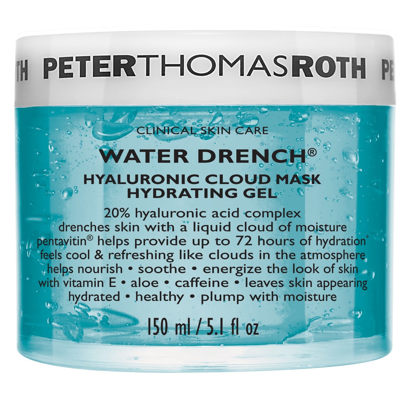 Läs mer om Peter Thomas Roth Water Drench Hyaluronic Cloud Mask Hydrating Gel 150