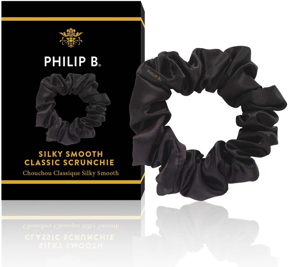 Philip B Classic Black Scrunchie
