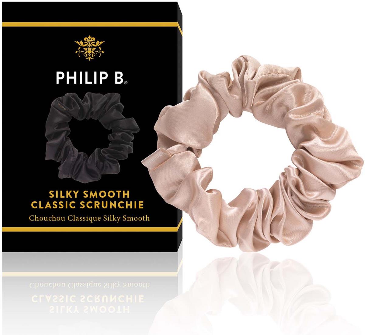 Philip B Classic Scrunchie Champagne