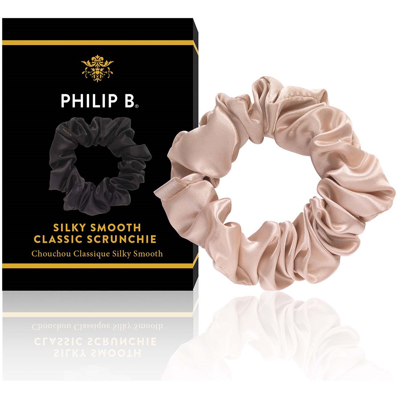 Philip B Classic Scrunchie Champagne billede