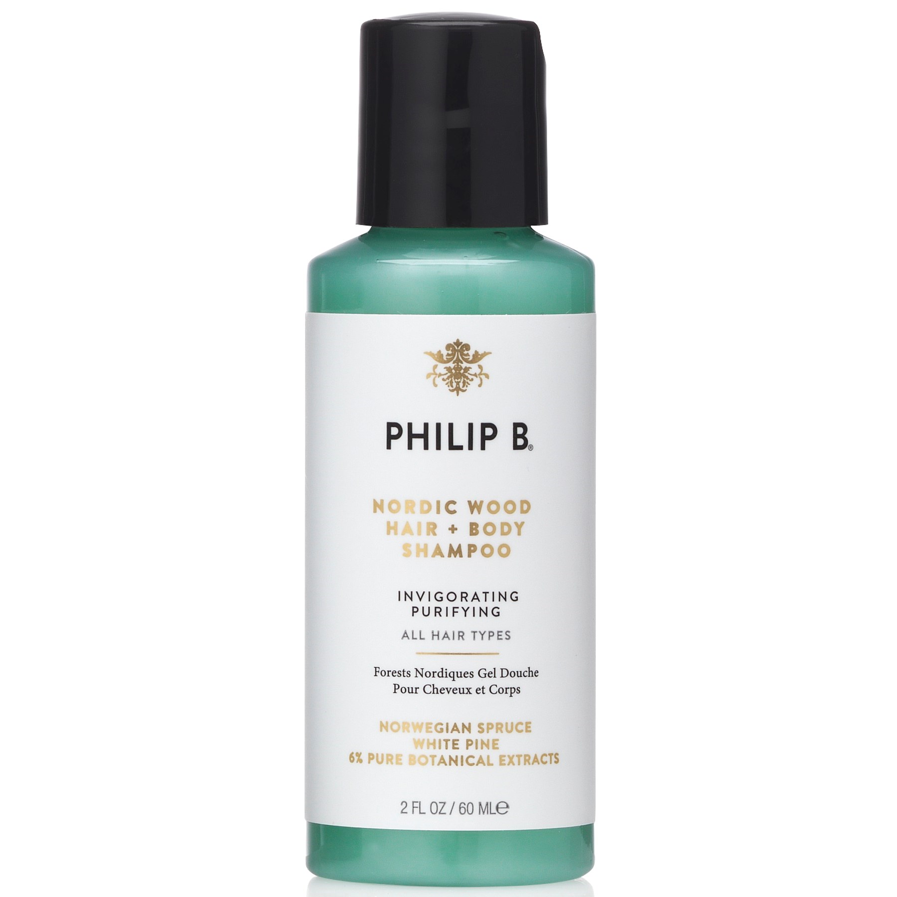 Läs mer om Philip B Nordic Wood One Step Shampoo 60 ml