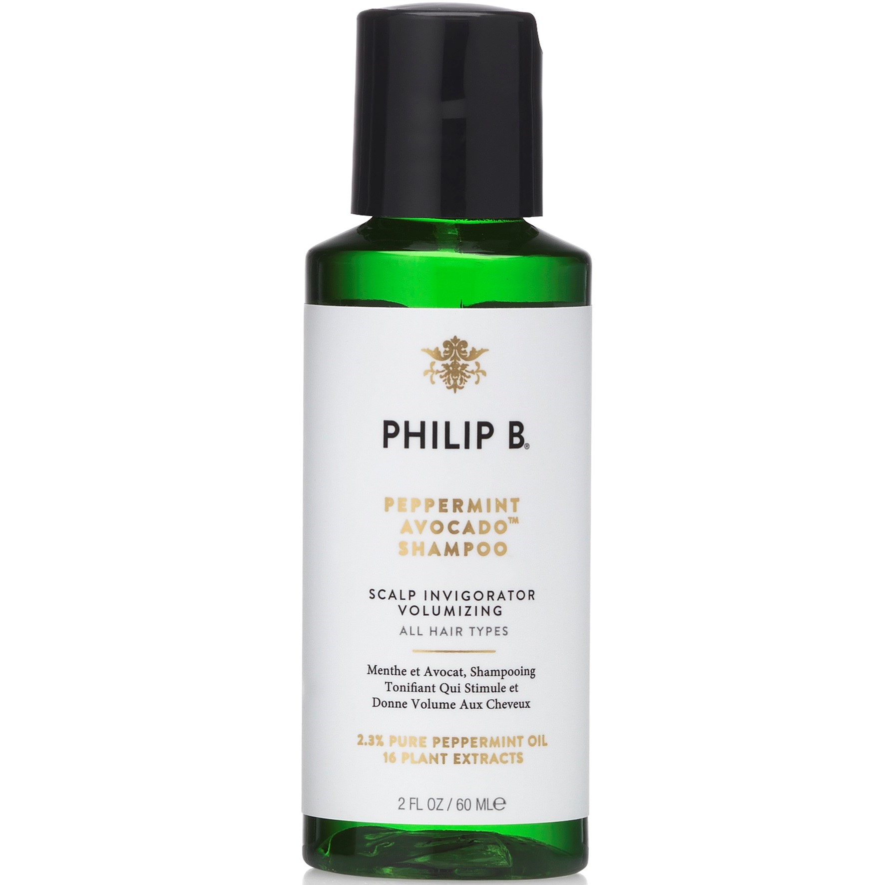 Philip B Peppermint & Avocado Volumizing & Clarifying 60ml - szampon d