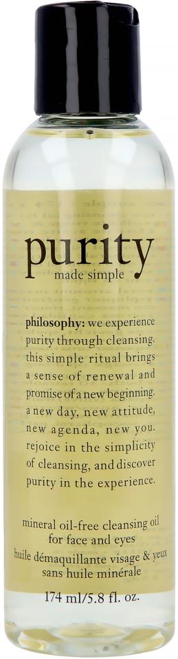 Philosophy Made Simple - Mineral Oil-Free Cleansing Oil For Face And Eyes 180 ML