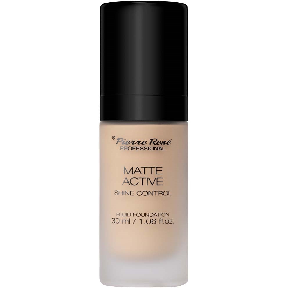 Pierre Rene Matte Active Fluid Foundation 02 Porcelain