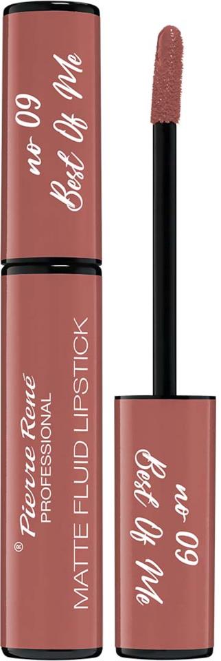 Pierre René Professional Matte Fluid Lipstick 09 Best Of Me