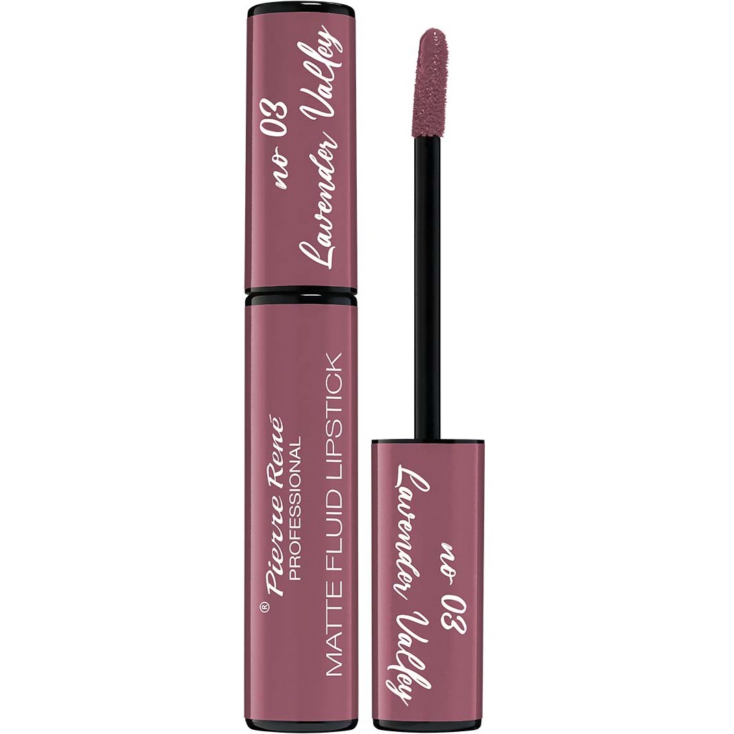 Pierre Rene Matte Fluid Lipstick  03 Lavender Valley