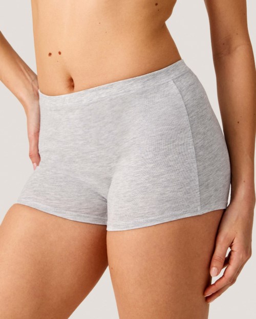 Pierre Robert Boxer Cotton X2 Women Grey & Pink S