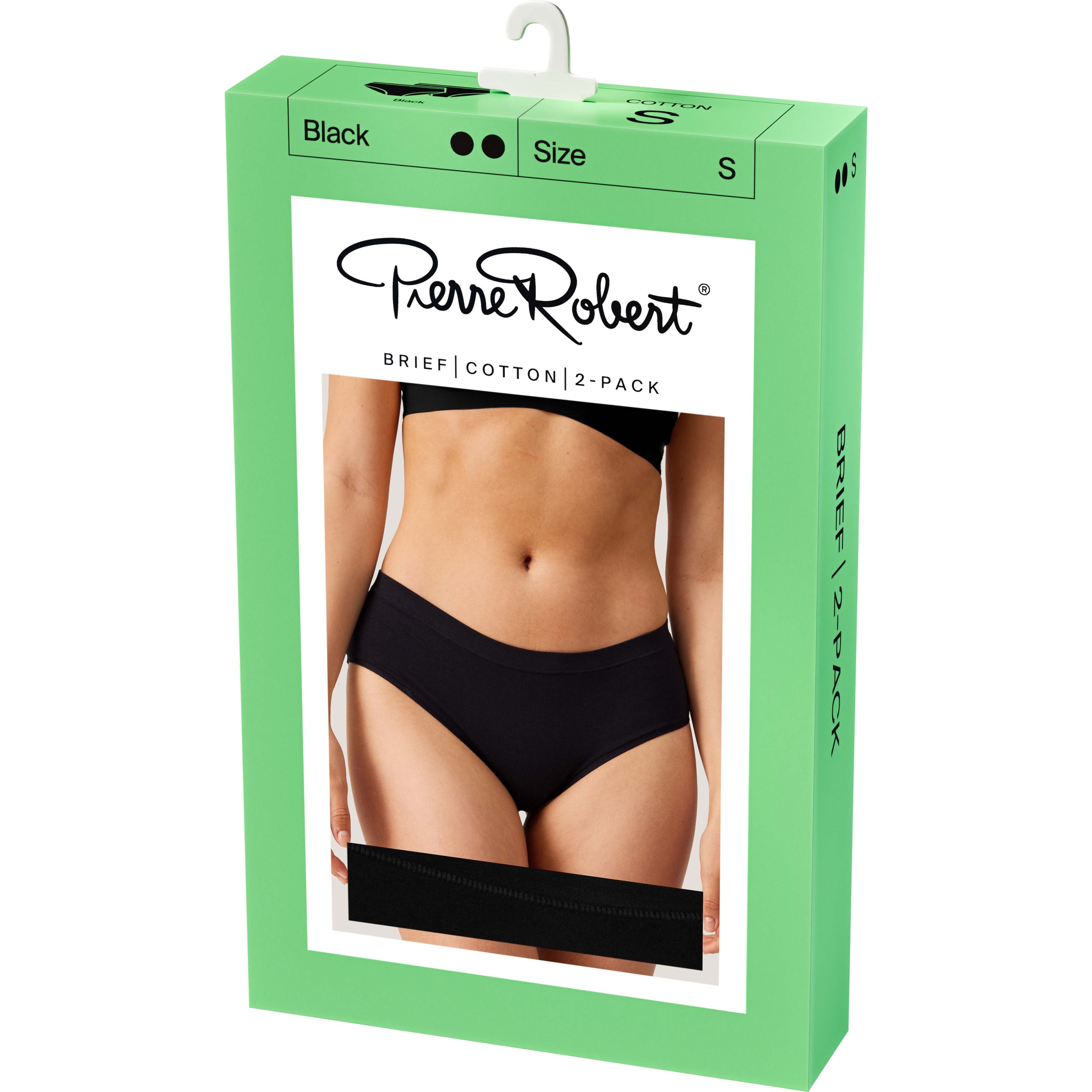 Pierre Robert Pierre Robert Brief Cotton X2 Women Black S parfym