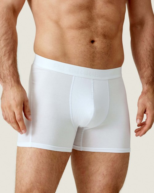 Pierre Robert Cotton Boxer Men X3 White, Sea & Grey L